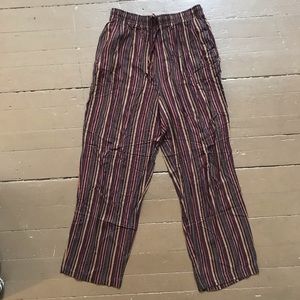 Vintage 90s rayon drawstring slouchy pants